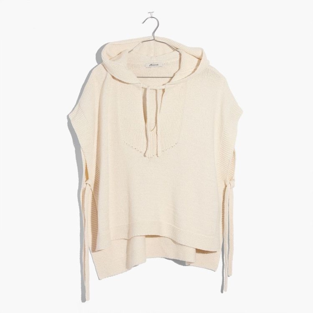 Madewell Poncho Hoodie Sweater
